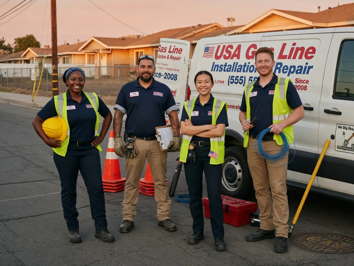 Gas Line Installation company in Dustin, OK